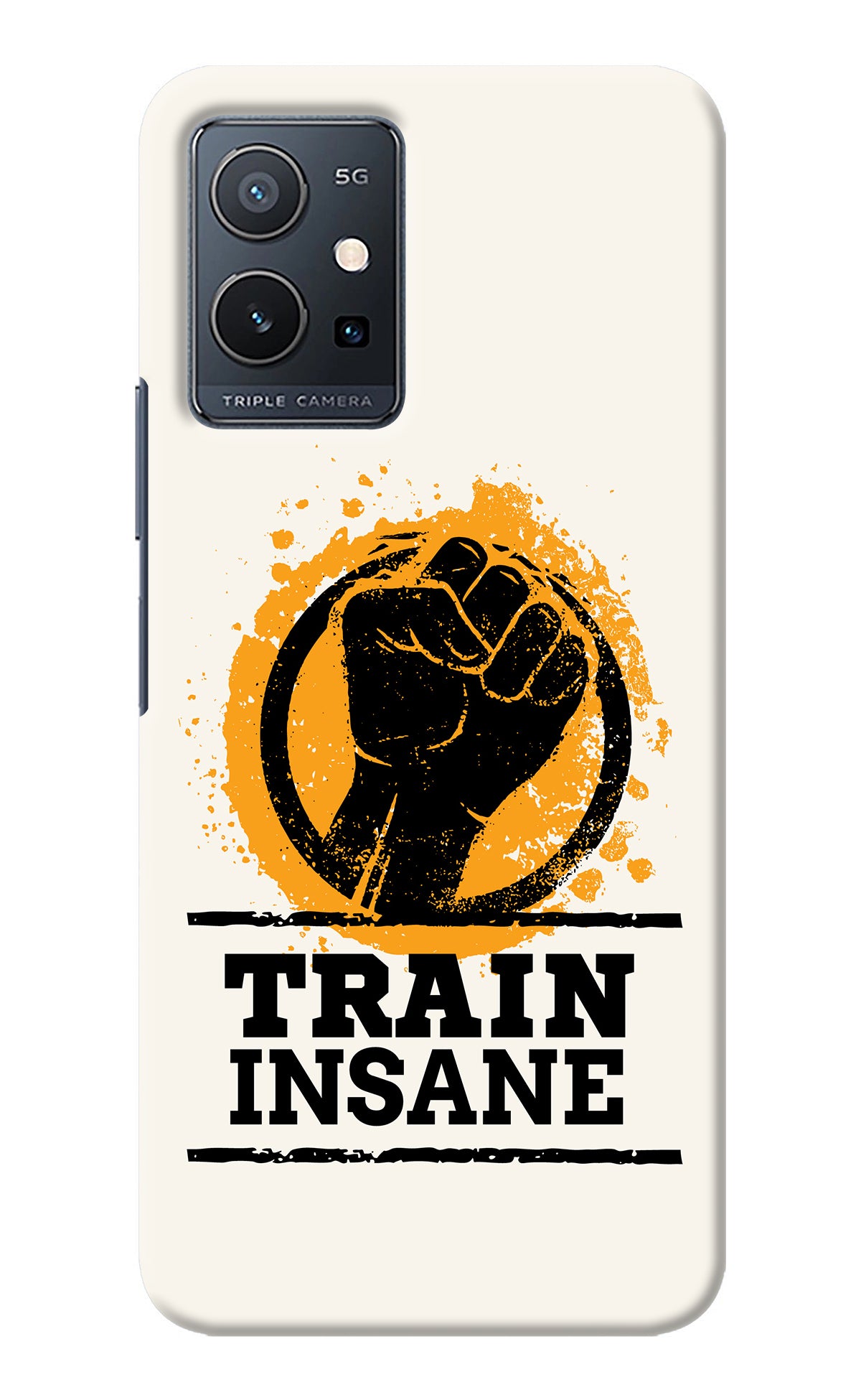 Train Insane Vivo Y75 5G/Vivo T1 5G Back Cover