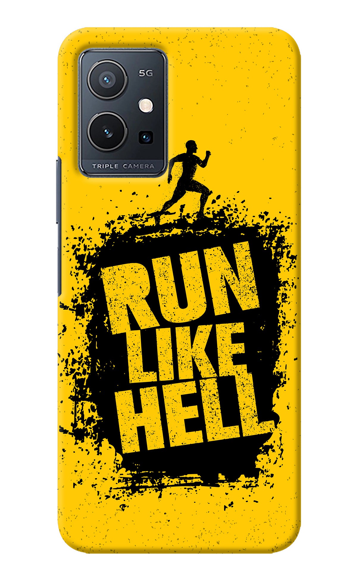 Run Like Hell Vivo Y75 5G/Vivo T1 5G Back Cover