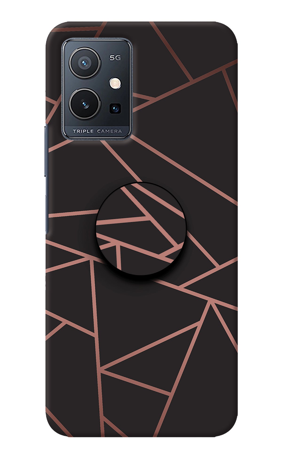 Geometric Pattern Vivo Y75 5G/Vivo T1 5G Pop Case