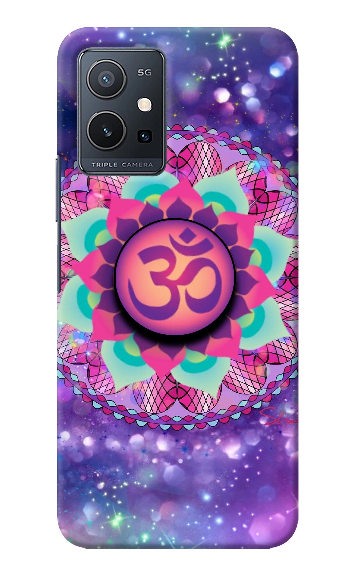 Om Purple Vivo Y75 5G/Vivo T1 5G Pop Case