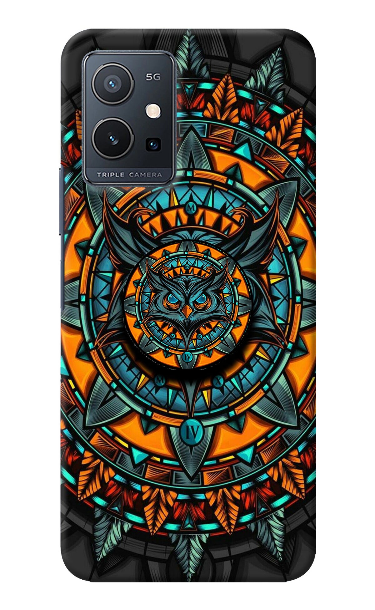 Angry Owl Vivo Y75 5G/Vivo T1 5G Pop Case