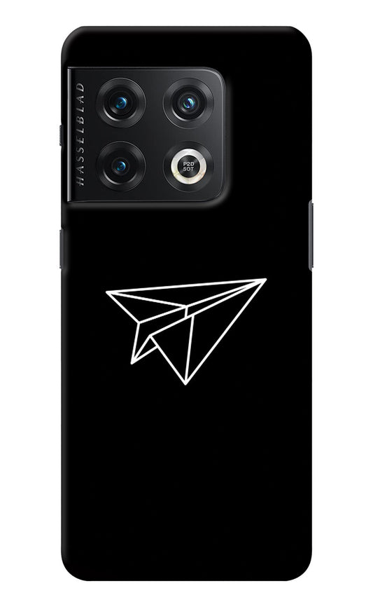 Paper Plane White OnePlus 10 Pro 5G Back Cover