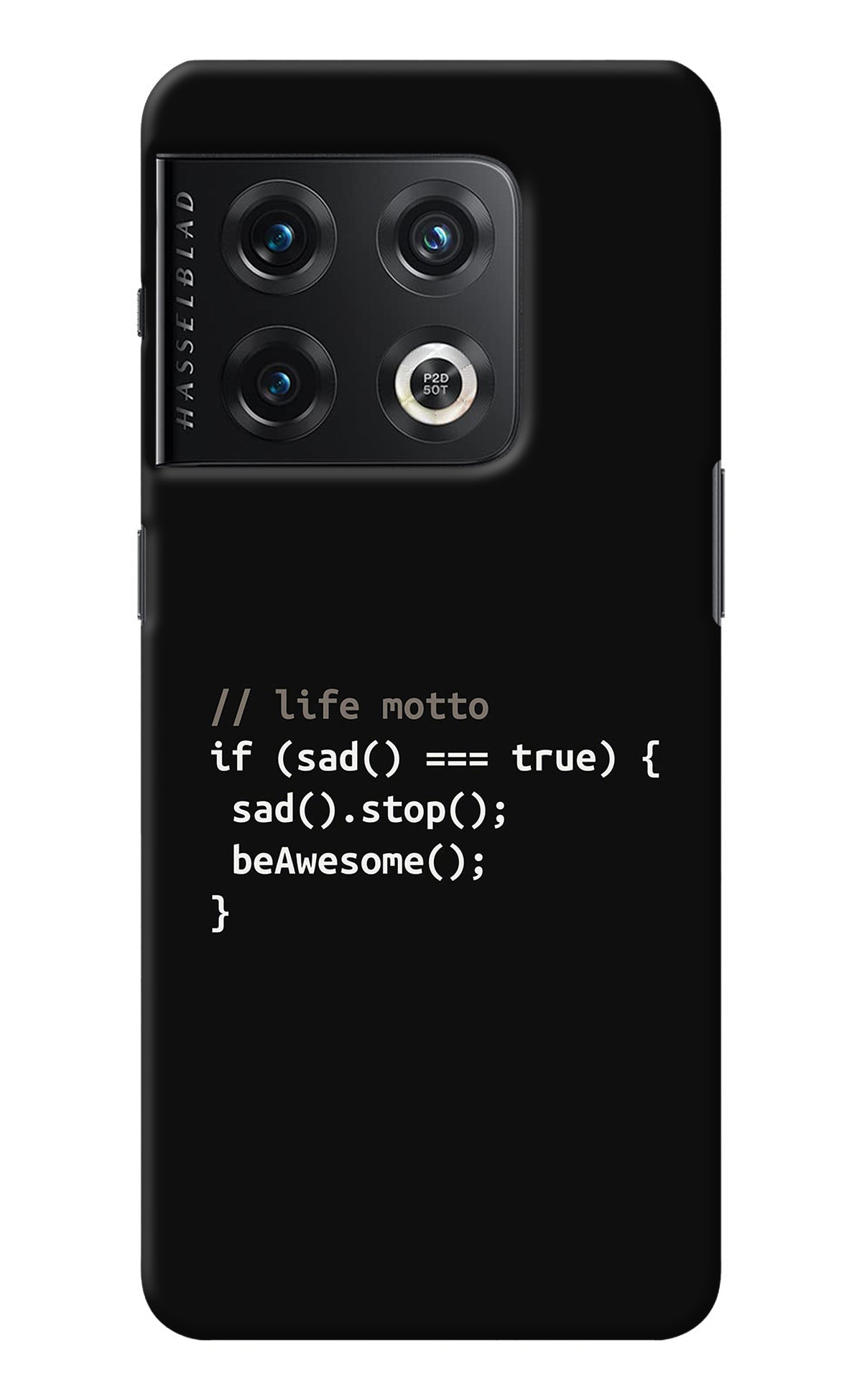 Life Motto Code OnePlus 10 Pro 5G Back Cover