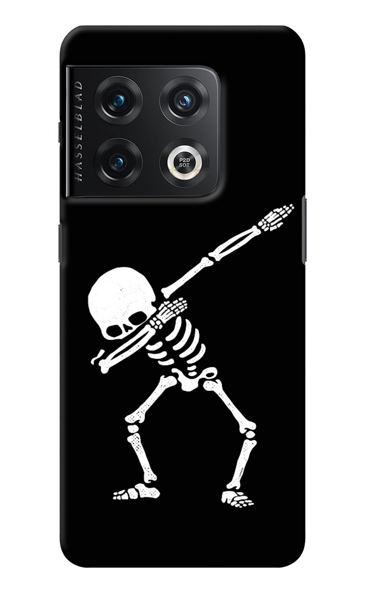 Dabbing Skeleton Art OnePlus 10 Pro 5G Back Cover