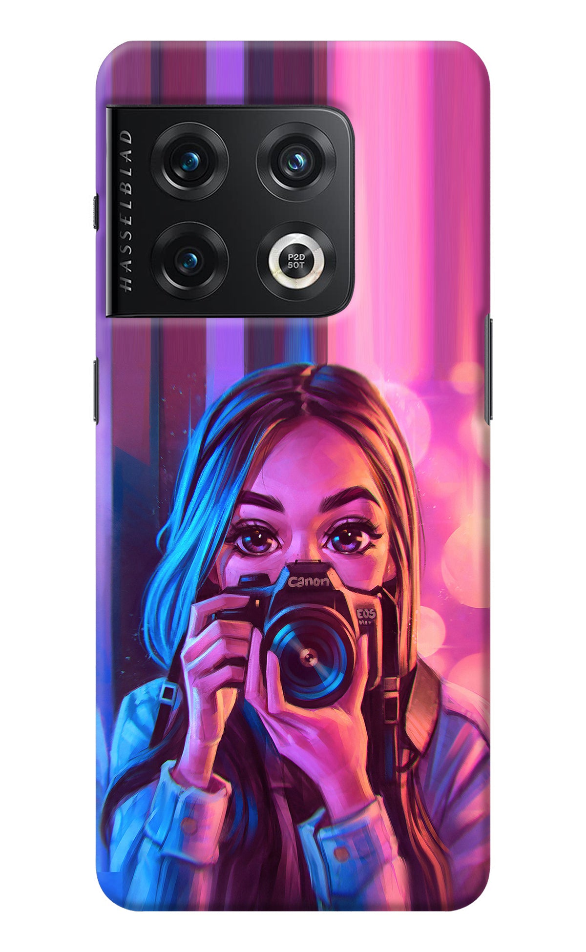 Girl Photographer OnePlus 10 Pro 5G Back Cover