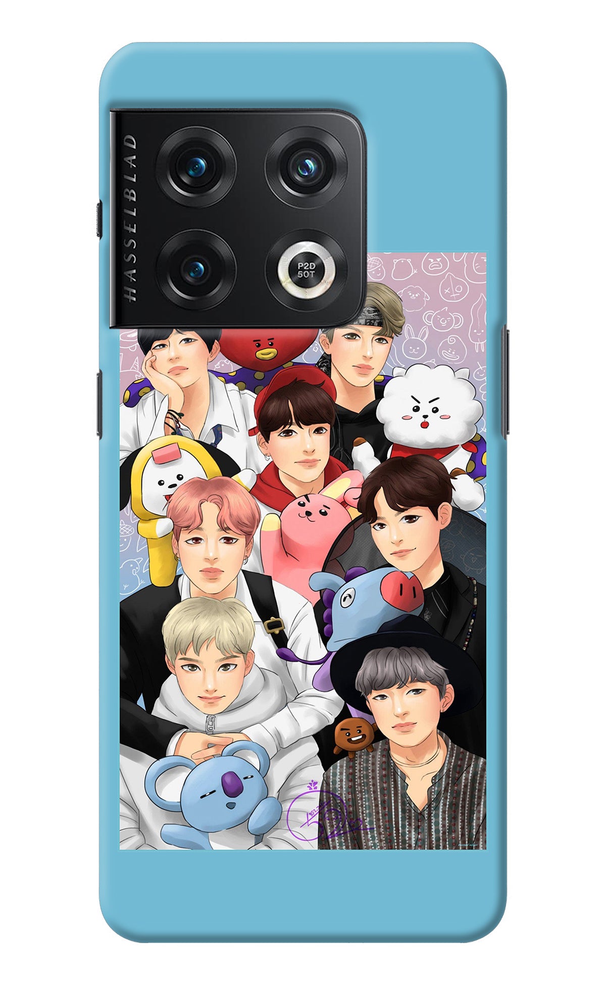 BTS with animals OnePlus 10 Pro 5G Back Cover