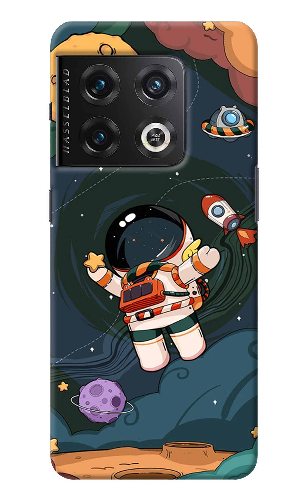 Cartoon Astronaut OnePlus 10 Pro 5G Back Cover