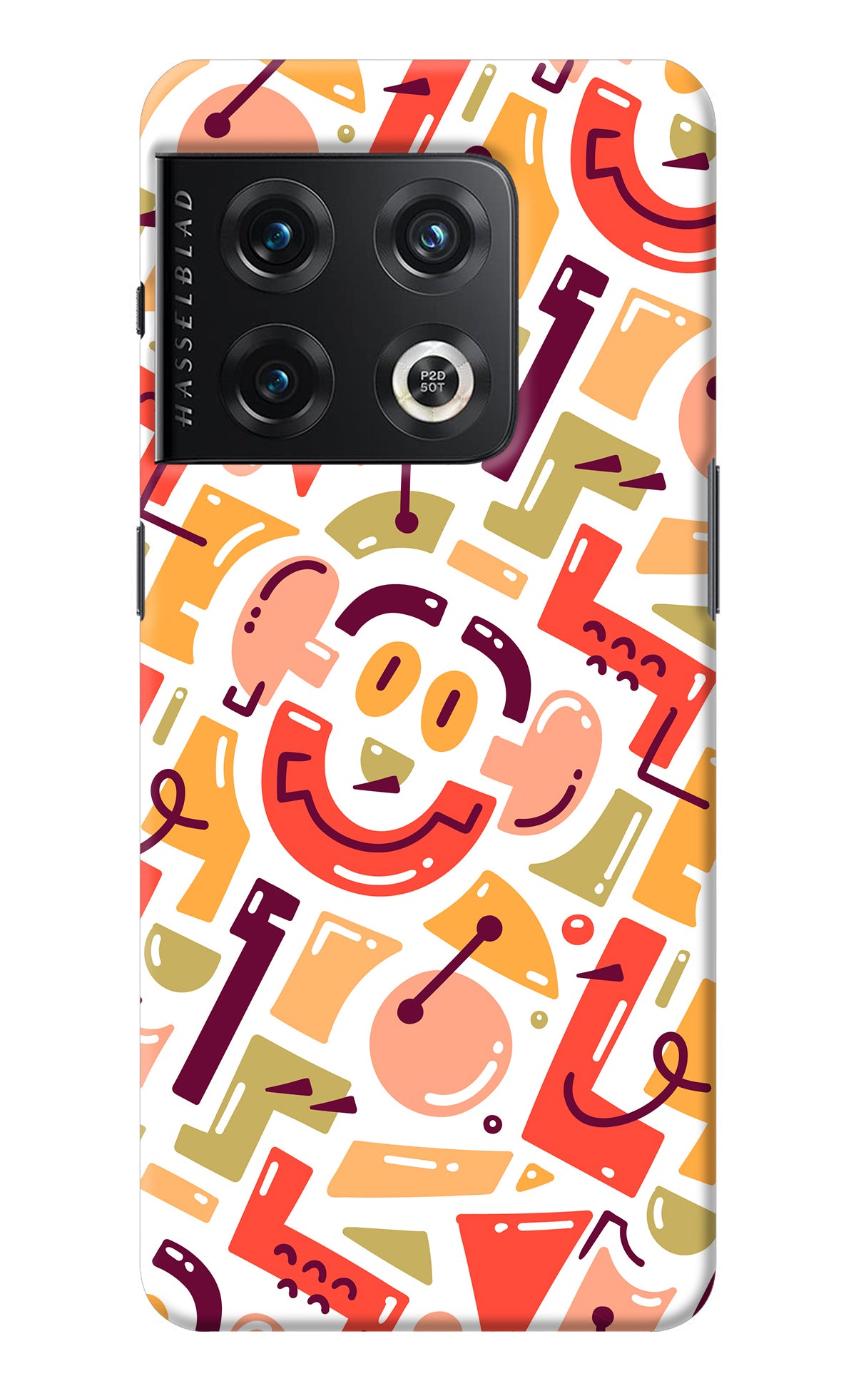 Doodle Pattern OnePlus 10 Pro 5G Back Cover