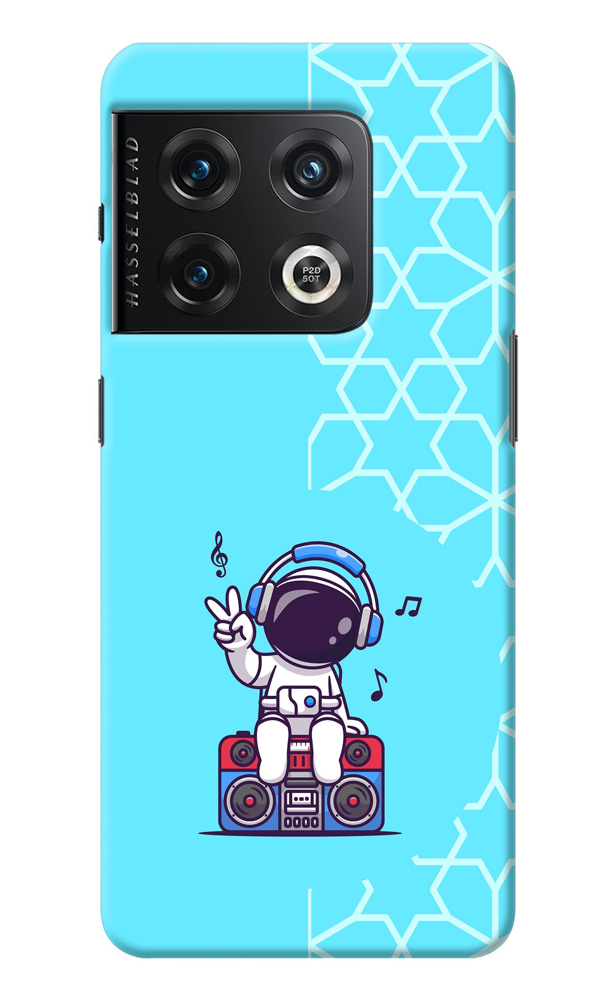 Cute Astronaut Chilling OnePlus 10 Pro 5G Back Cover