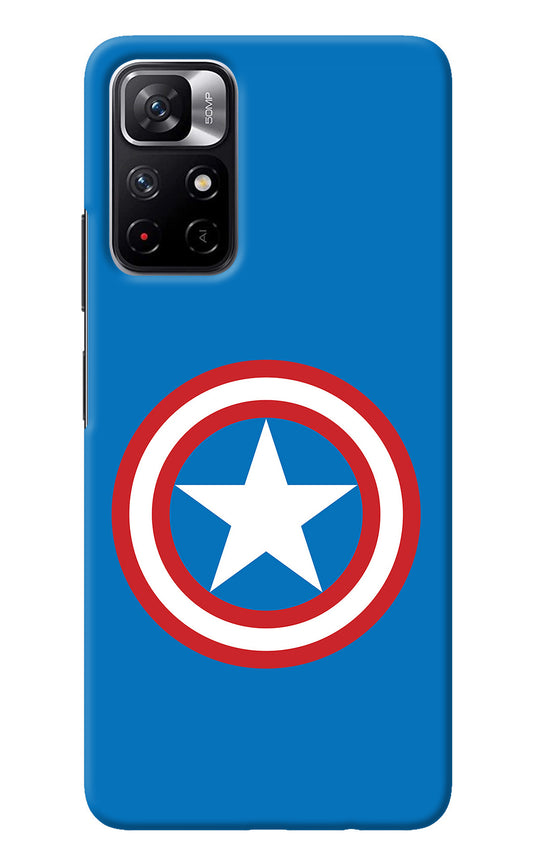 Captain America Logo Poco M4 Pro 5G Back Cover