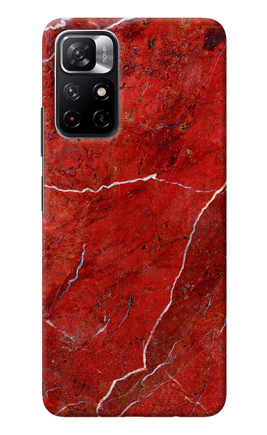Red Marble Design Poco M4 Pro 5G Back Cover