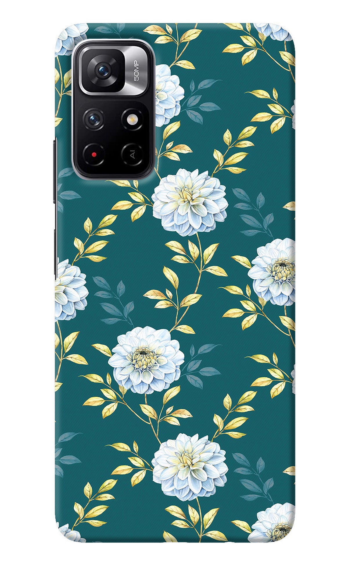 Flowers Poco M4 Pro 5G Back Cover