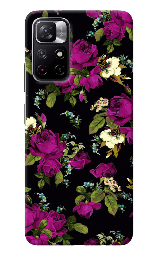 Flowers Poco M4 Pro 5G Back Cover
