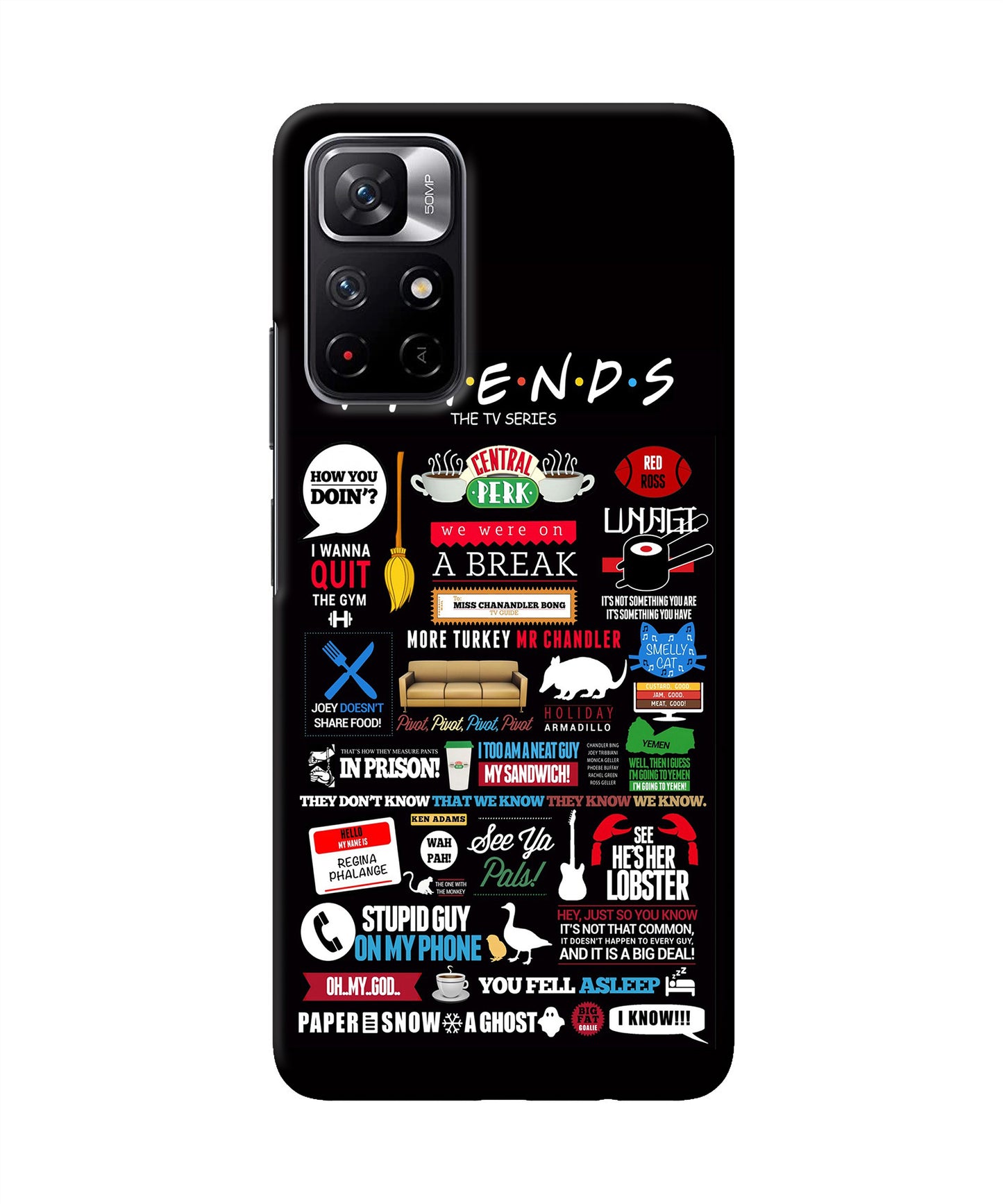 FRIENDS Poco M4 Pro 5G Back Cover