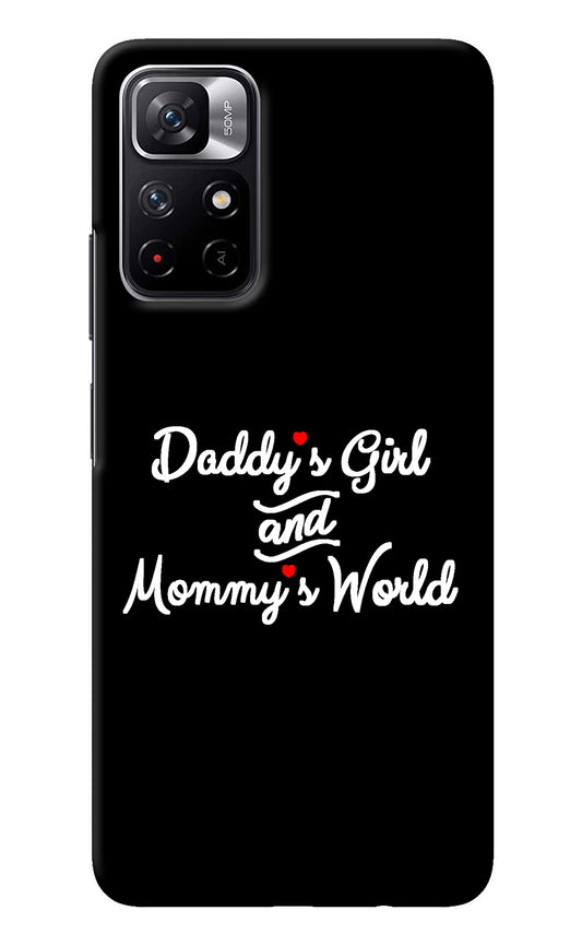 Daddy's Girl and Mommy's World Poco M4 Pro 5G Back Cover