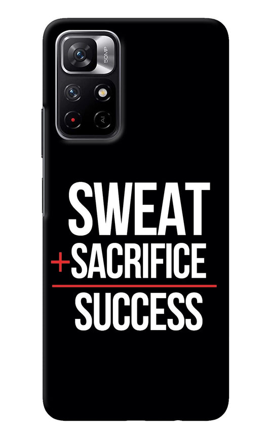 Sweat Sacrifice Success Poco M4 Pro 5G Back Cover