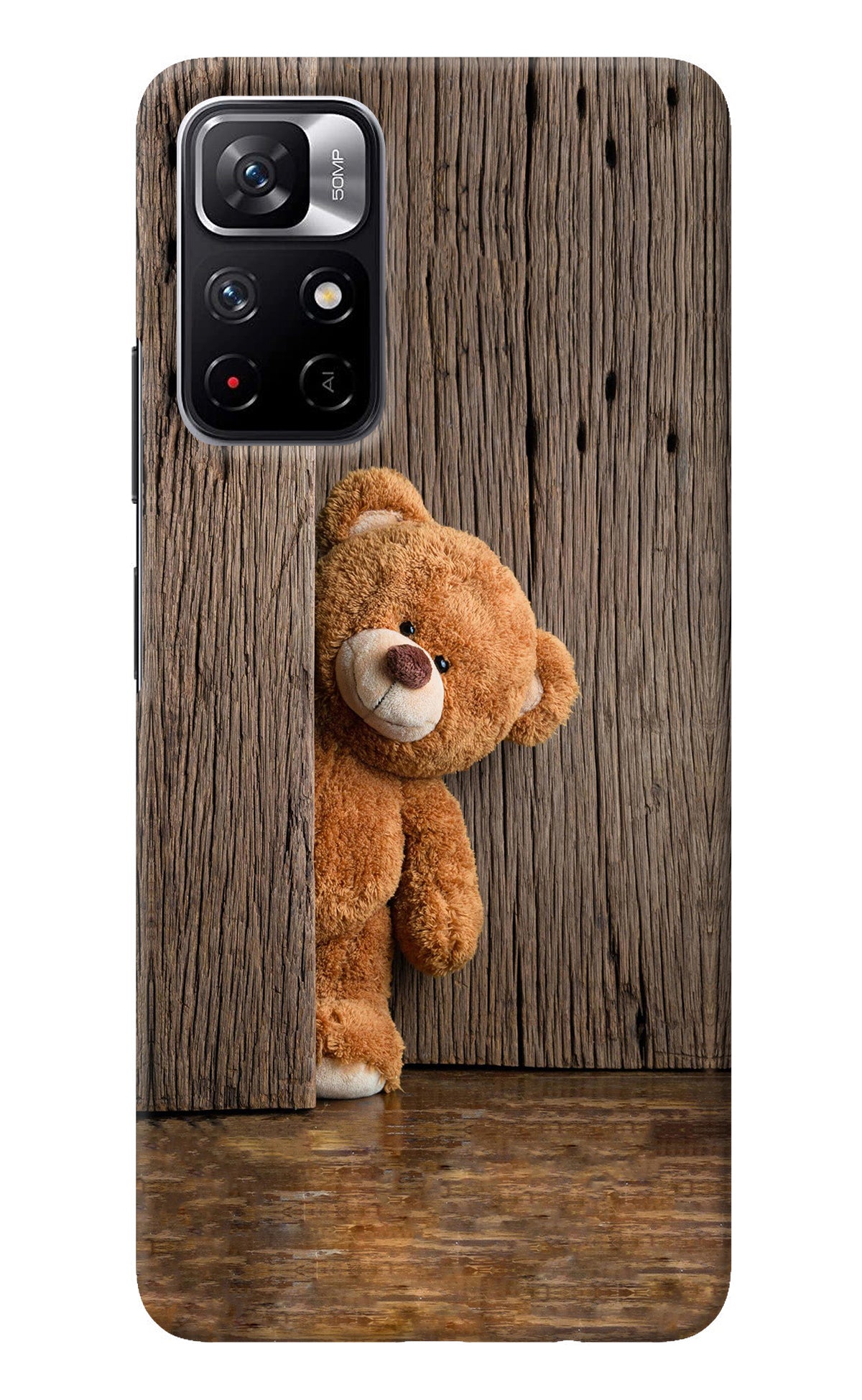 Teddy Wooden Poco M4 Pro 5G Back Cover