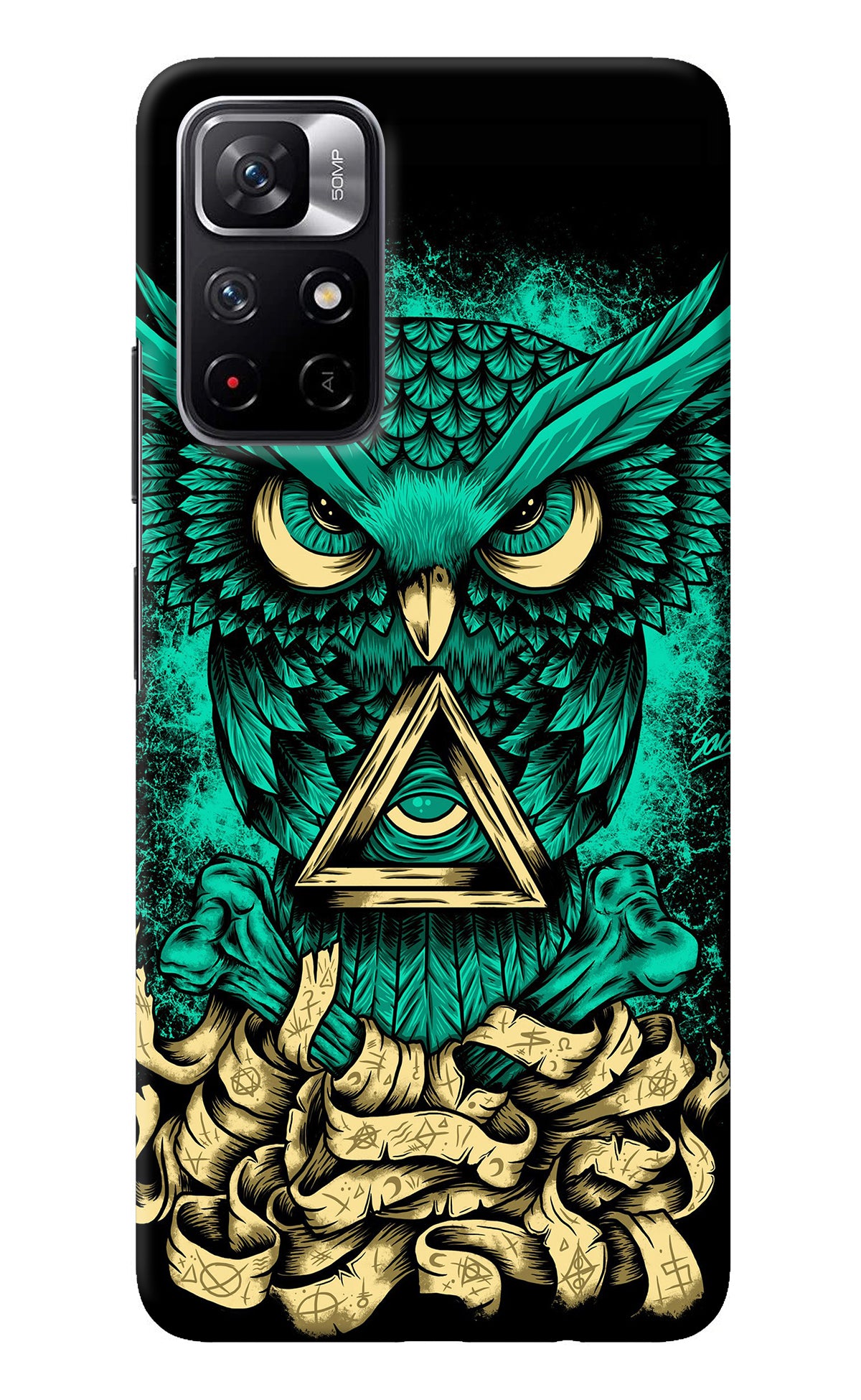 Green Owl Poco M4 Pro 5G Back Cover