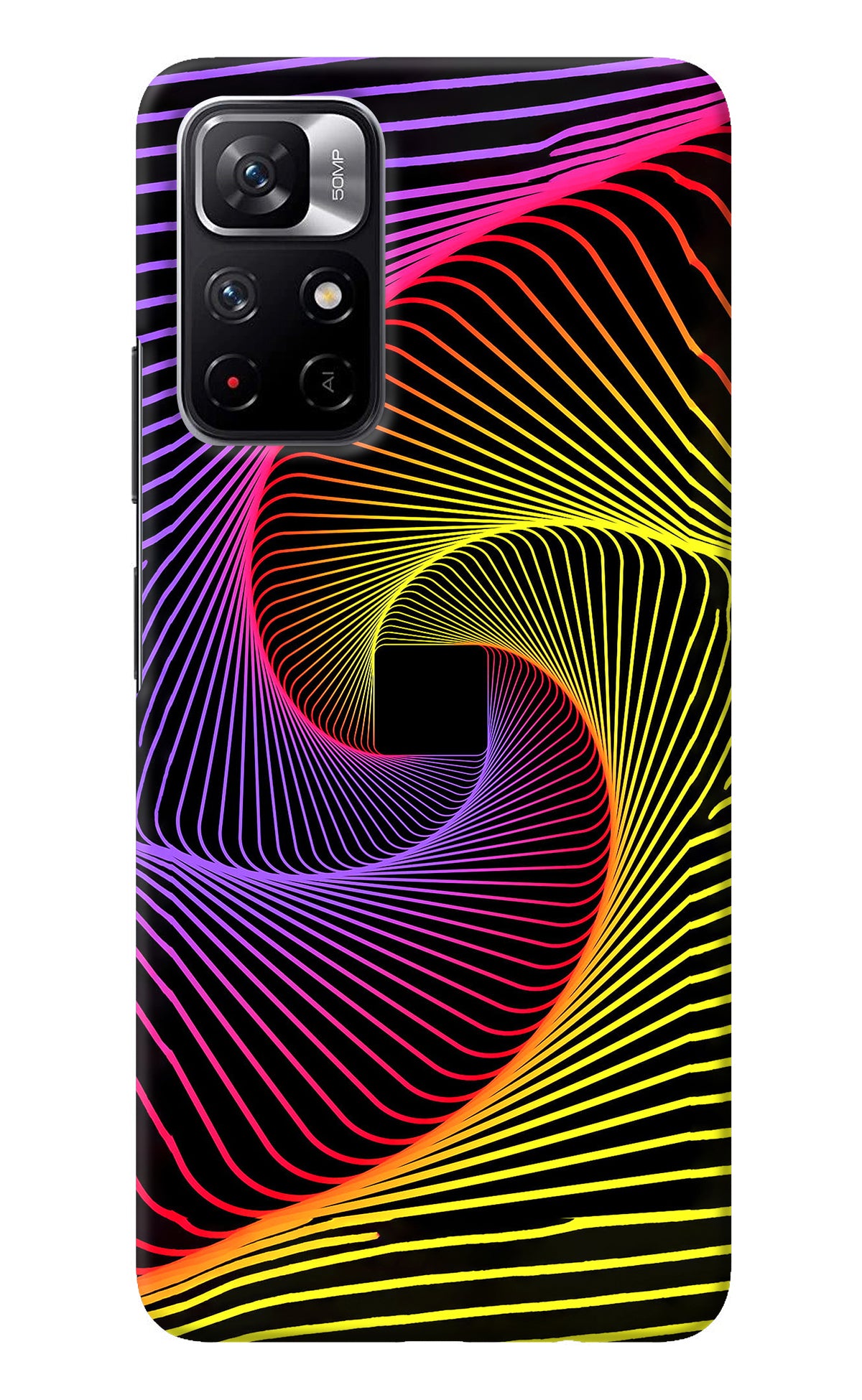 Colorful Strings Poco M4 Pro 5G Back Cover