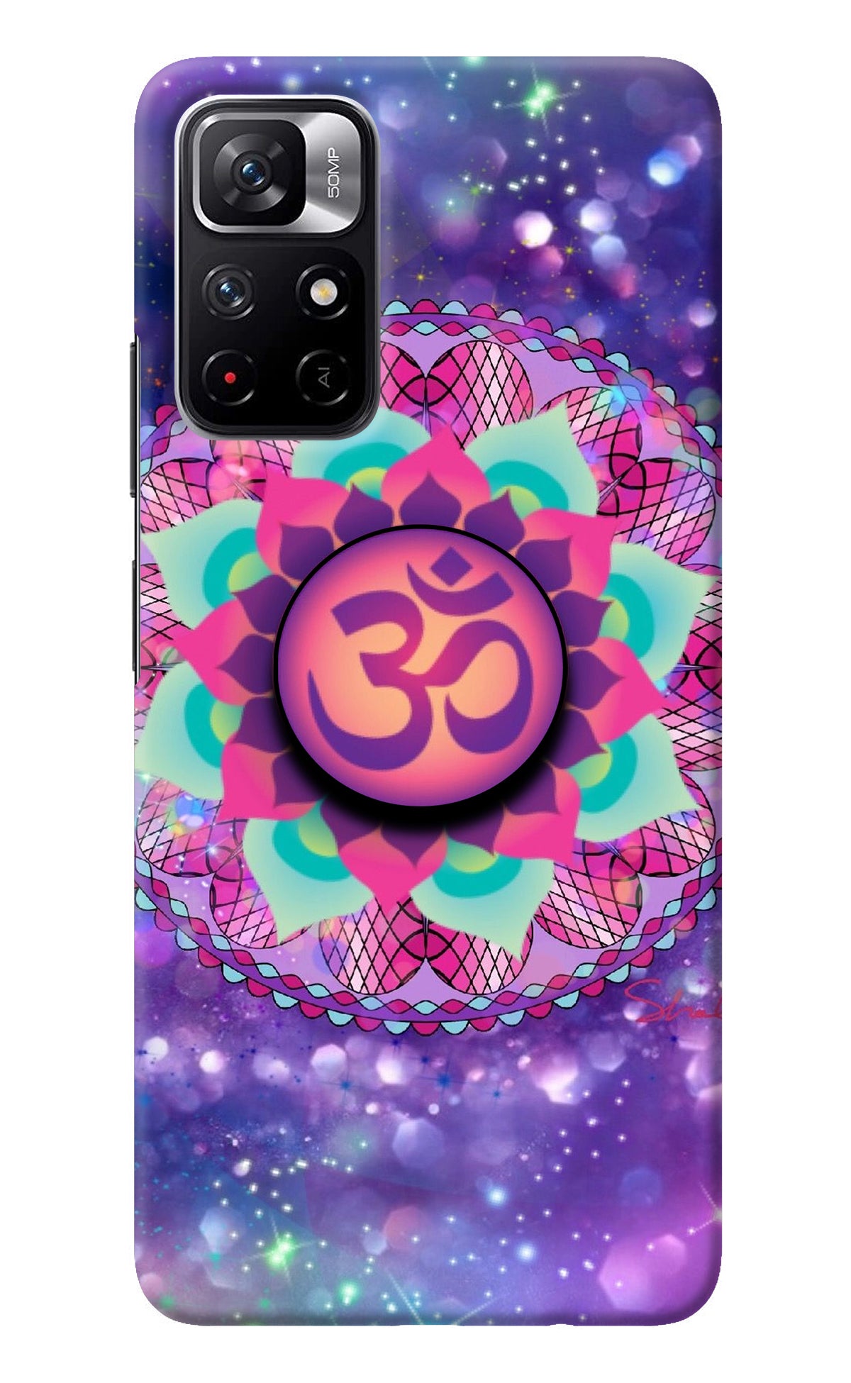 Om Purple Poco M4 Pro 5G Pop Case