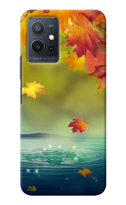 Flowers IQOO Z6 5G (not 44W) Back Cover