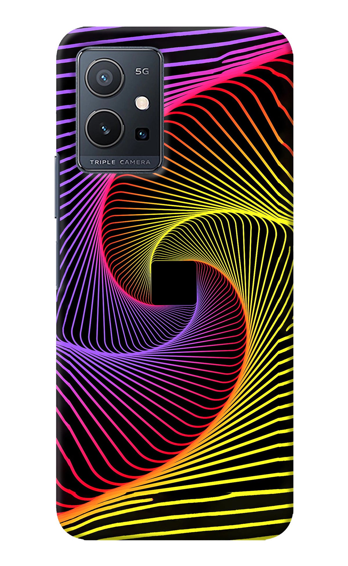 Colorful Strings IQOO Z6 5G (not 44W) Back Cover