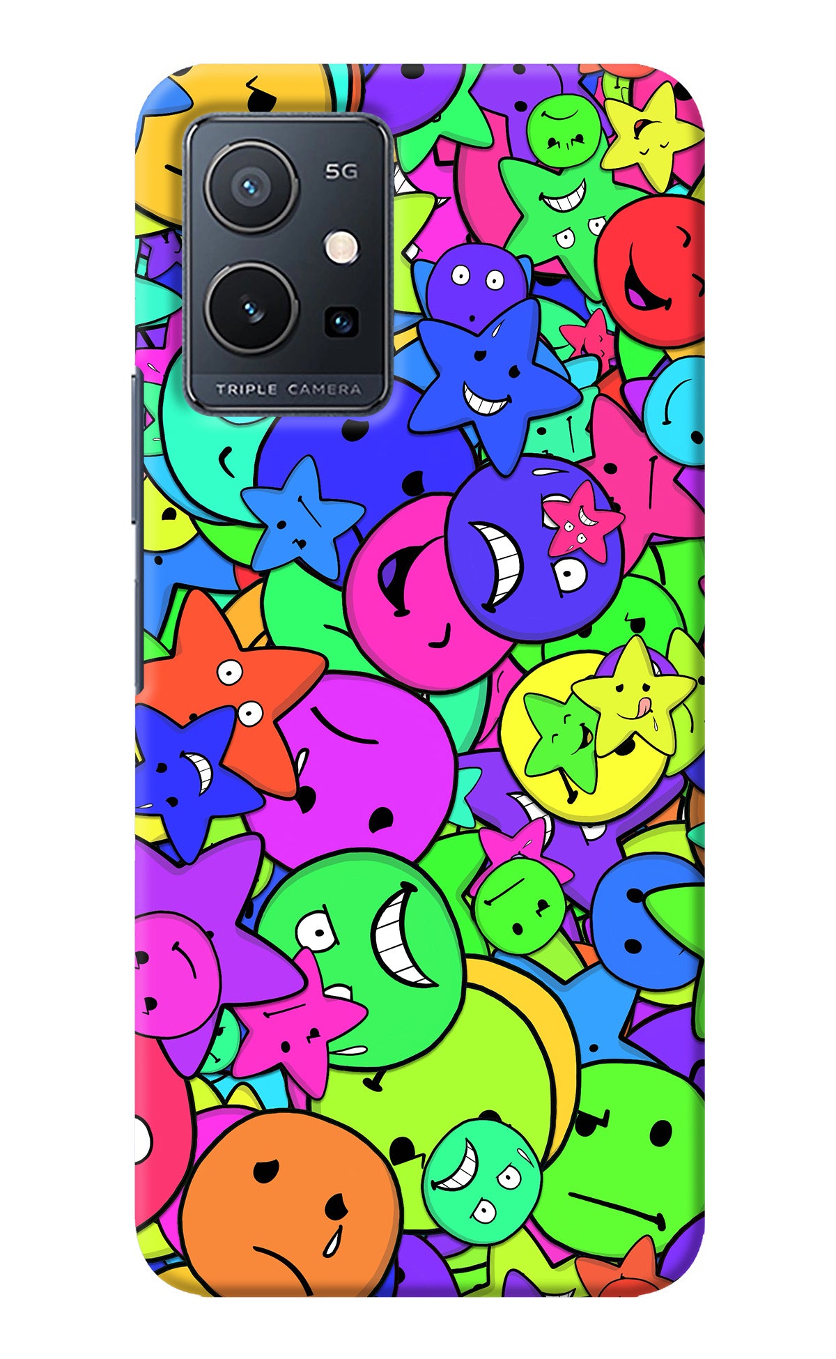 Fun Doodle IQOO Z6 5G (not 44W) Back Cover