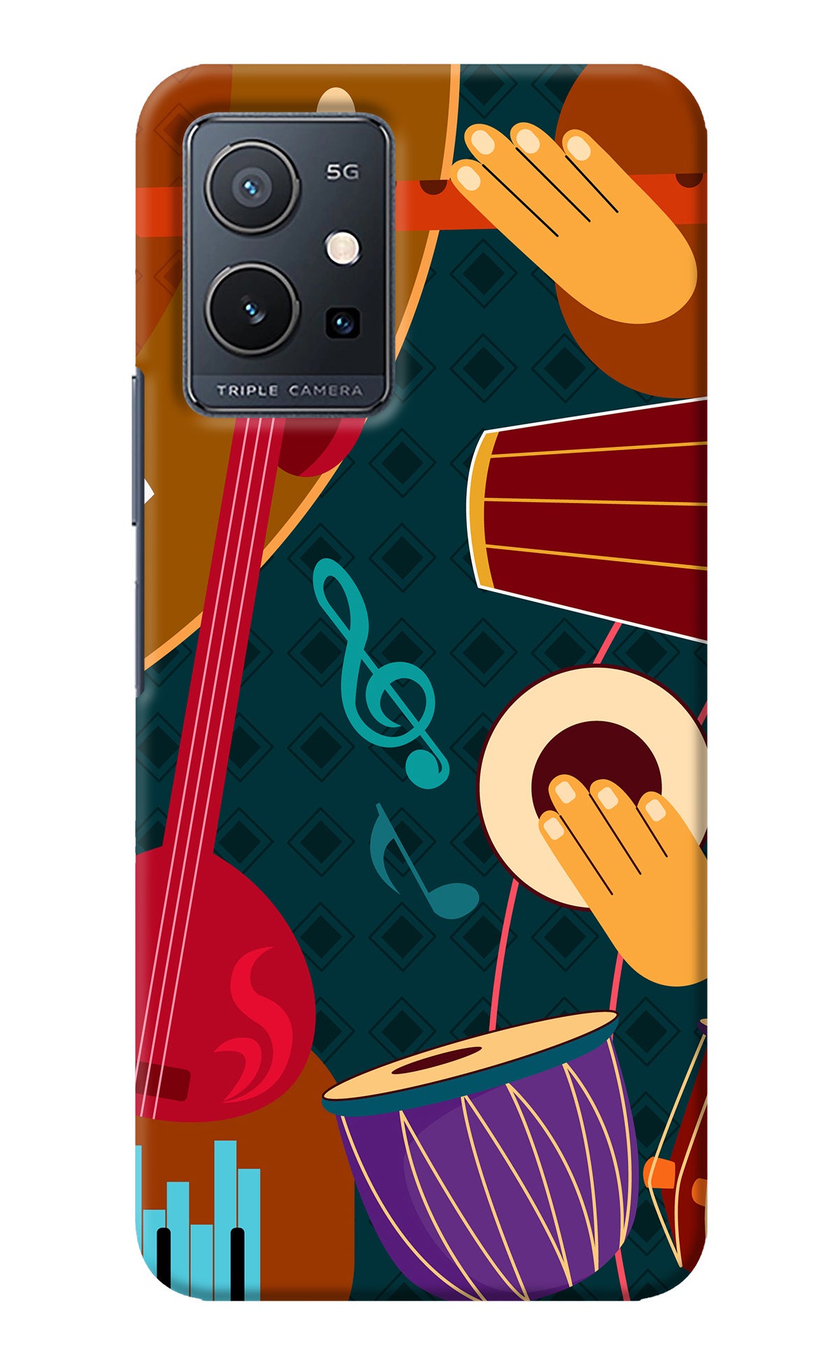 Music Instrument IQOO Z6 5G (not 44W) Back Cover