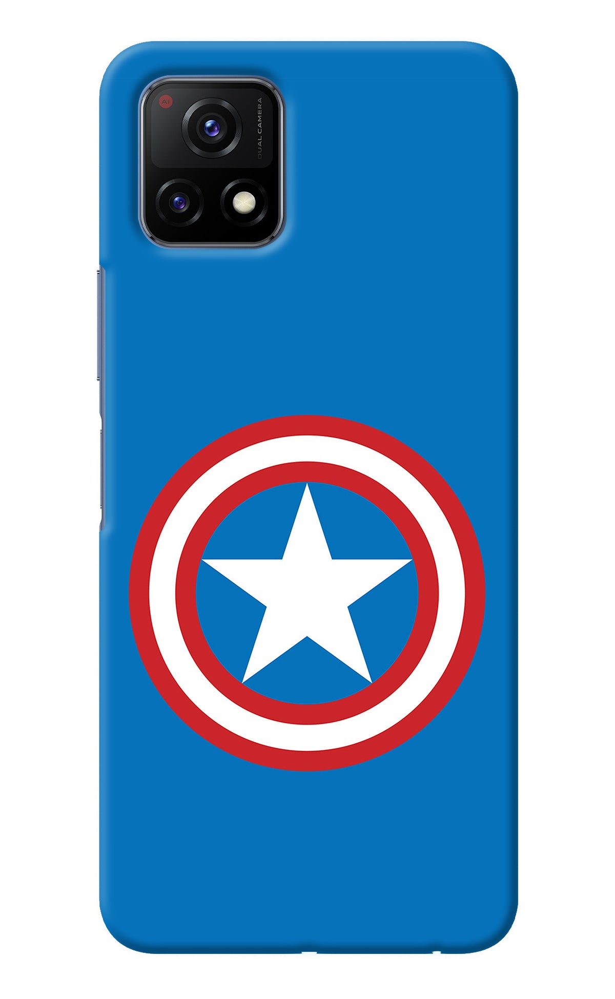 Captain America Logo Vivo Y72 5G Back Cover