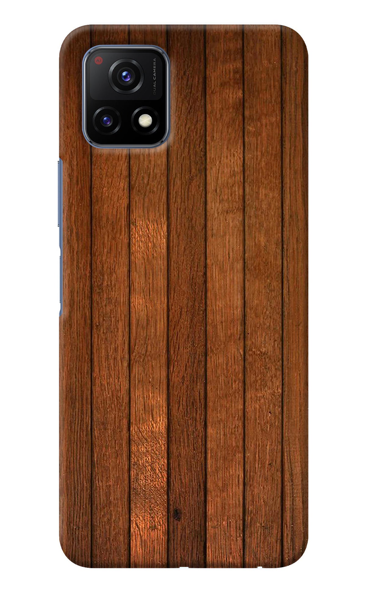 Wooden Artwork Bands Vivo Y72 5G Back Cover