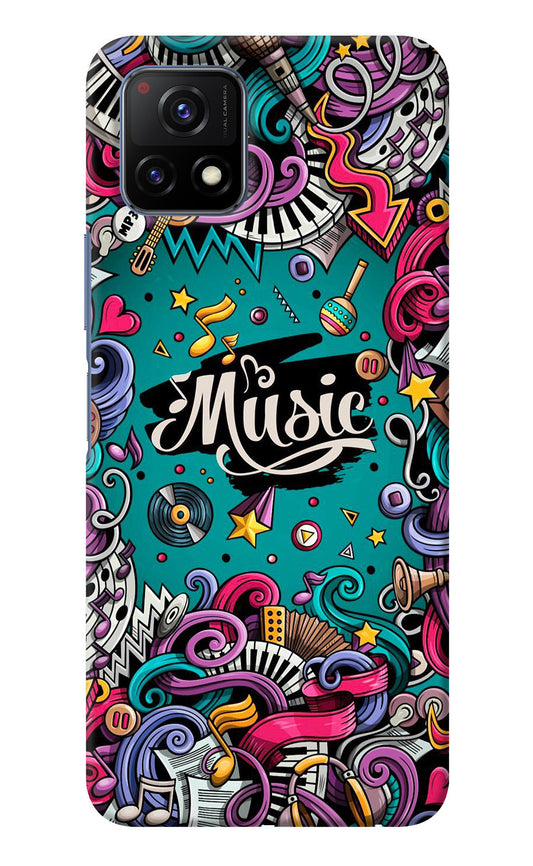 Music Graffiti Vivo Y72 5G Back Cover