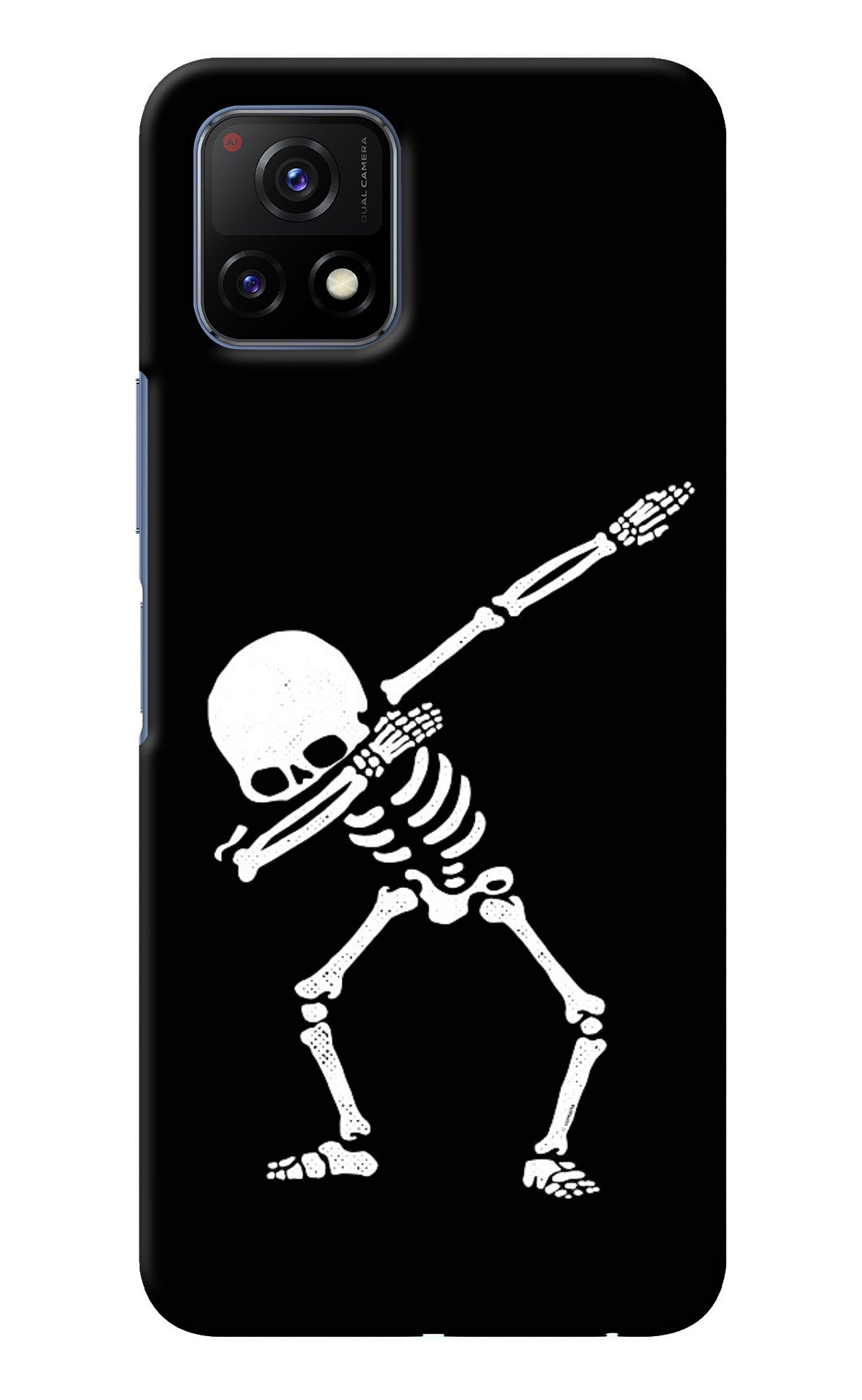 Dabbing Skeleton Art Vivo Y72 5G Back Cover