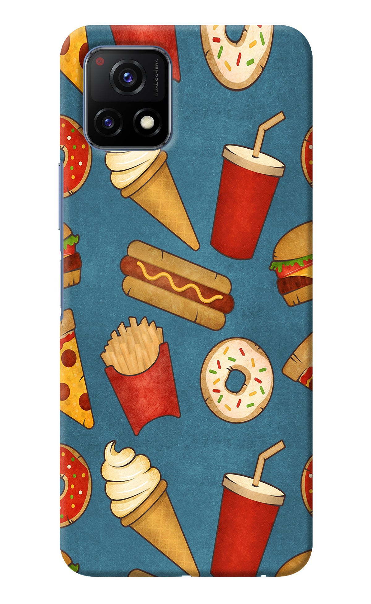 Foodie Vivo Y72 5G Back Cover