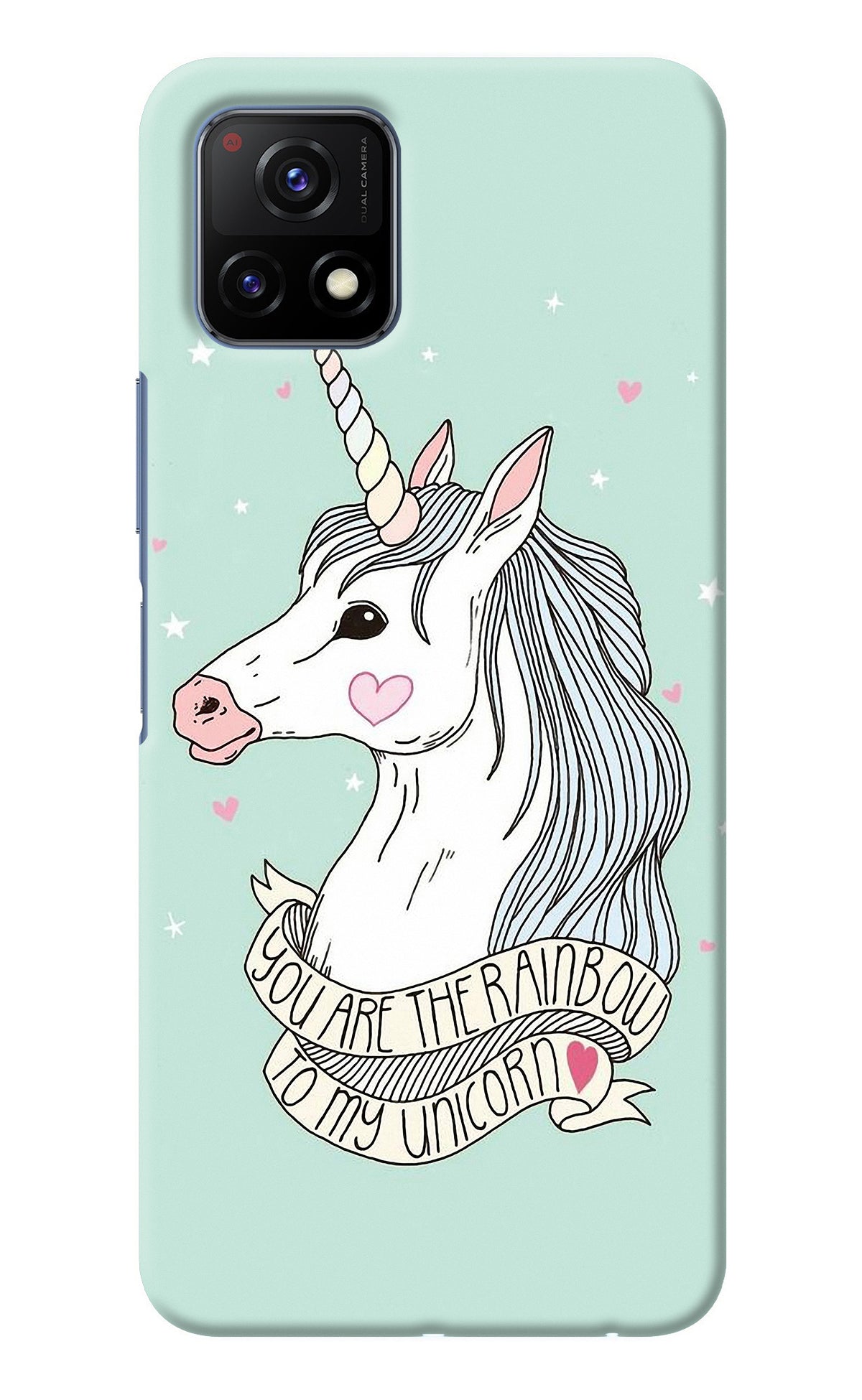 Unicorn Wallpaper Vivo Y72 5G Back Cover