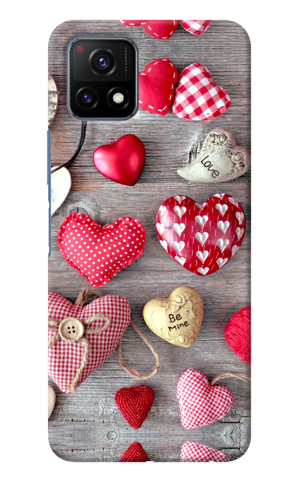 Love Wallpaper Vivo Y72 5G Back Cover