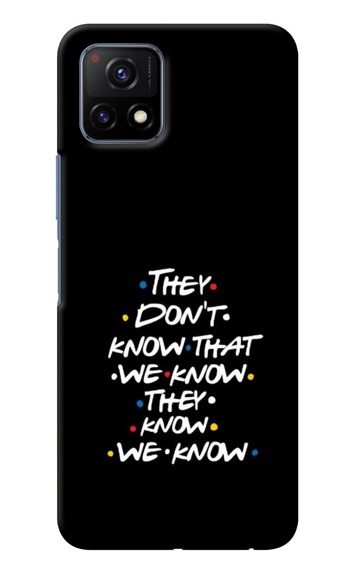 FRIENDS Dialogue Vivo Y72 5G Back Cover