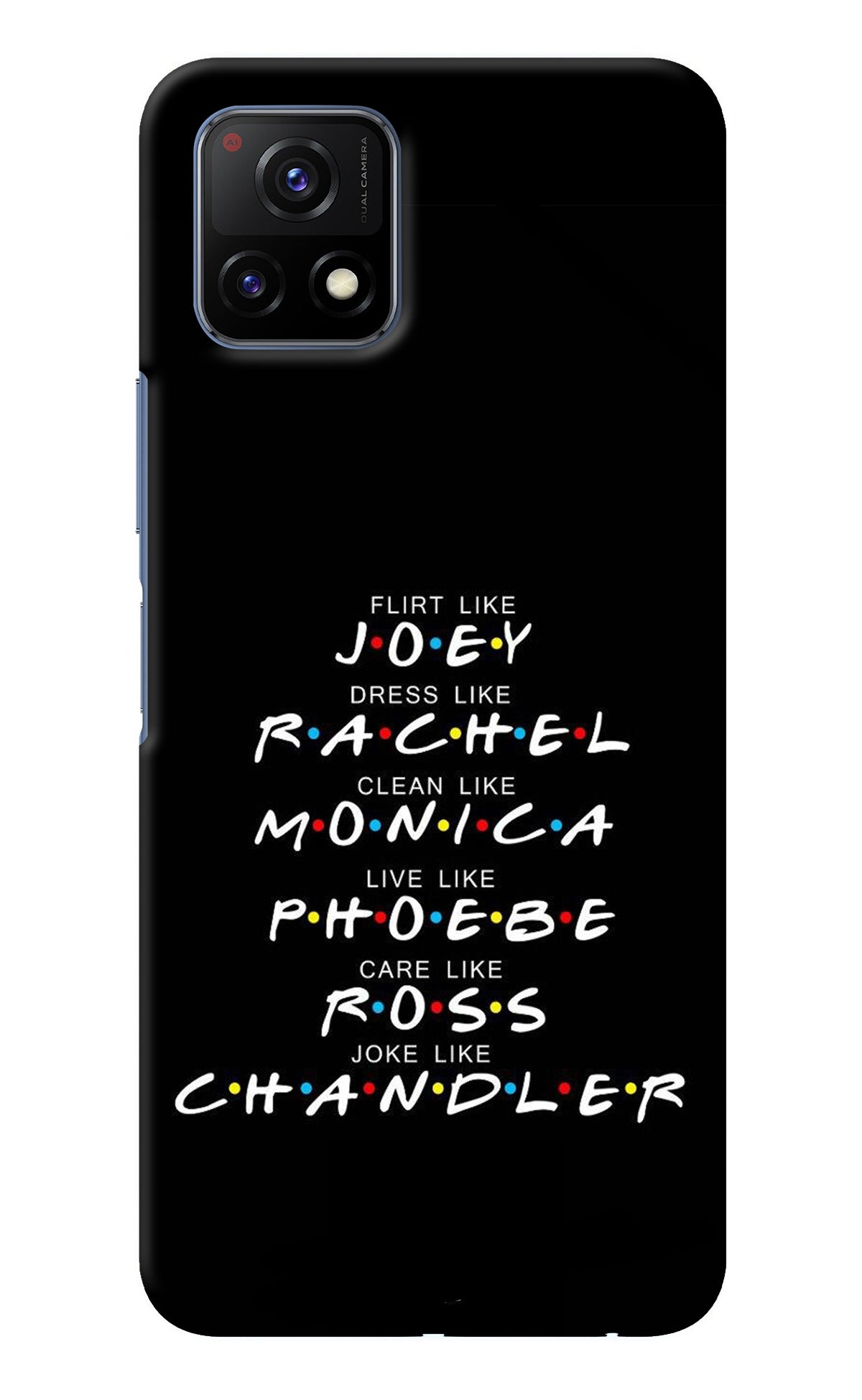 FRIENDS Character Vivo Y72 5G Back Cover