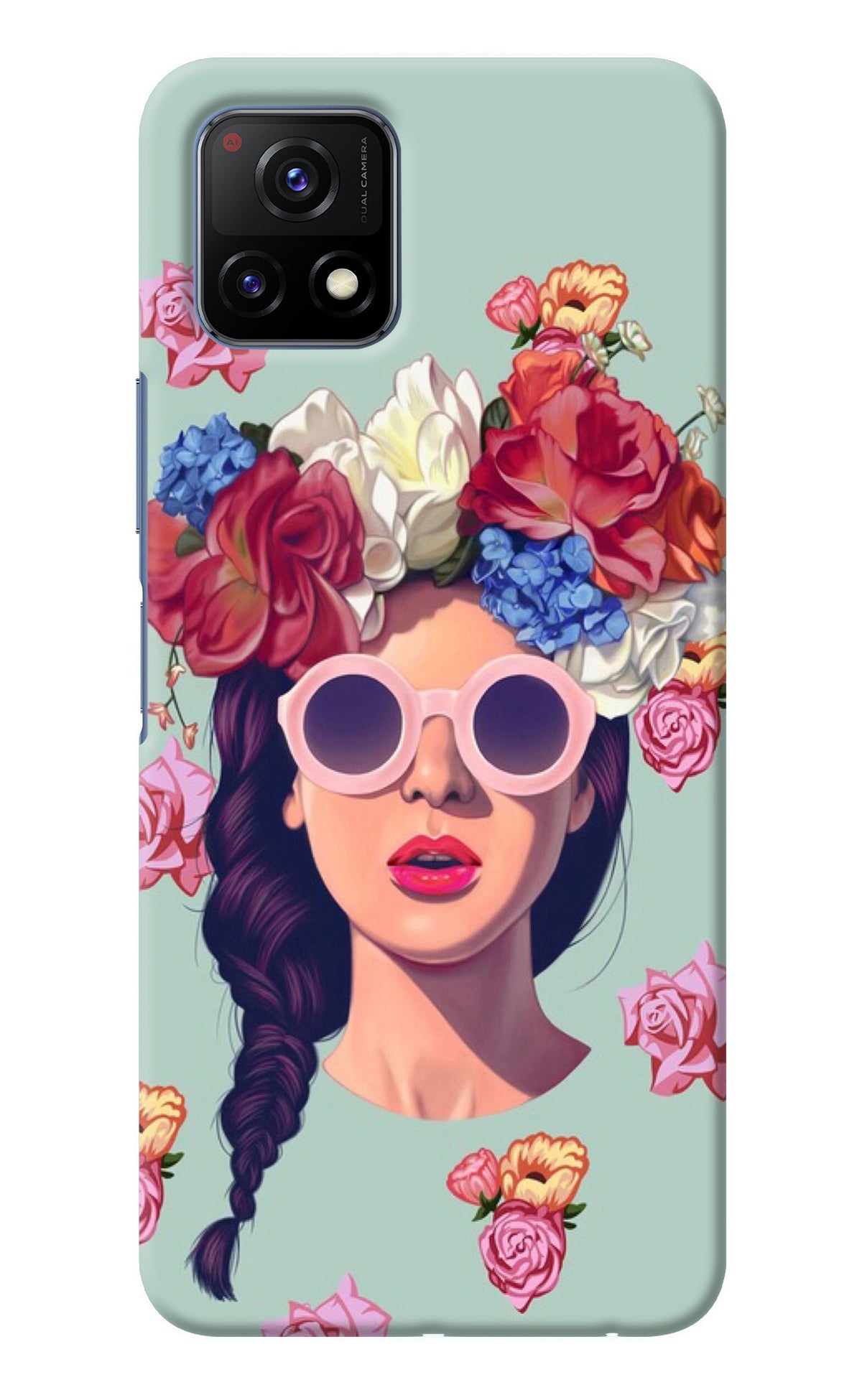 Pretty Girl Vivo Y72 5G Back Cover