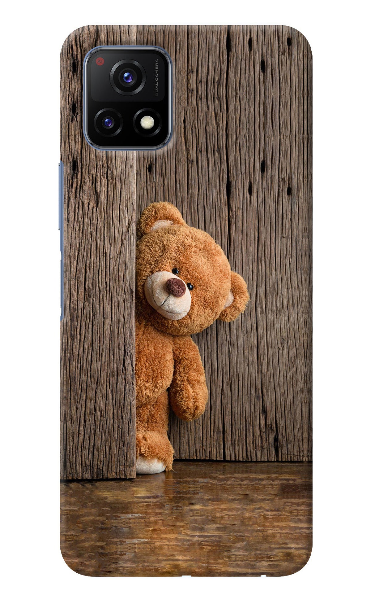 Teddy Wooden Vivo Y72 5G Back Cover