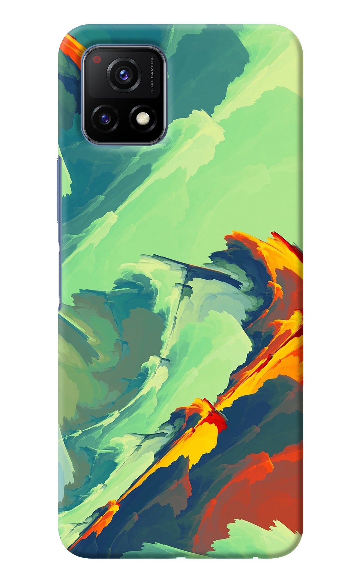 Paint Art Vivo Y72 5G Back Cover