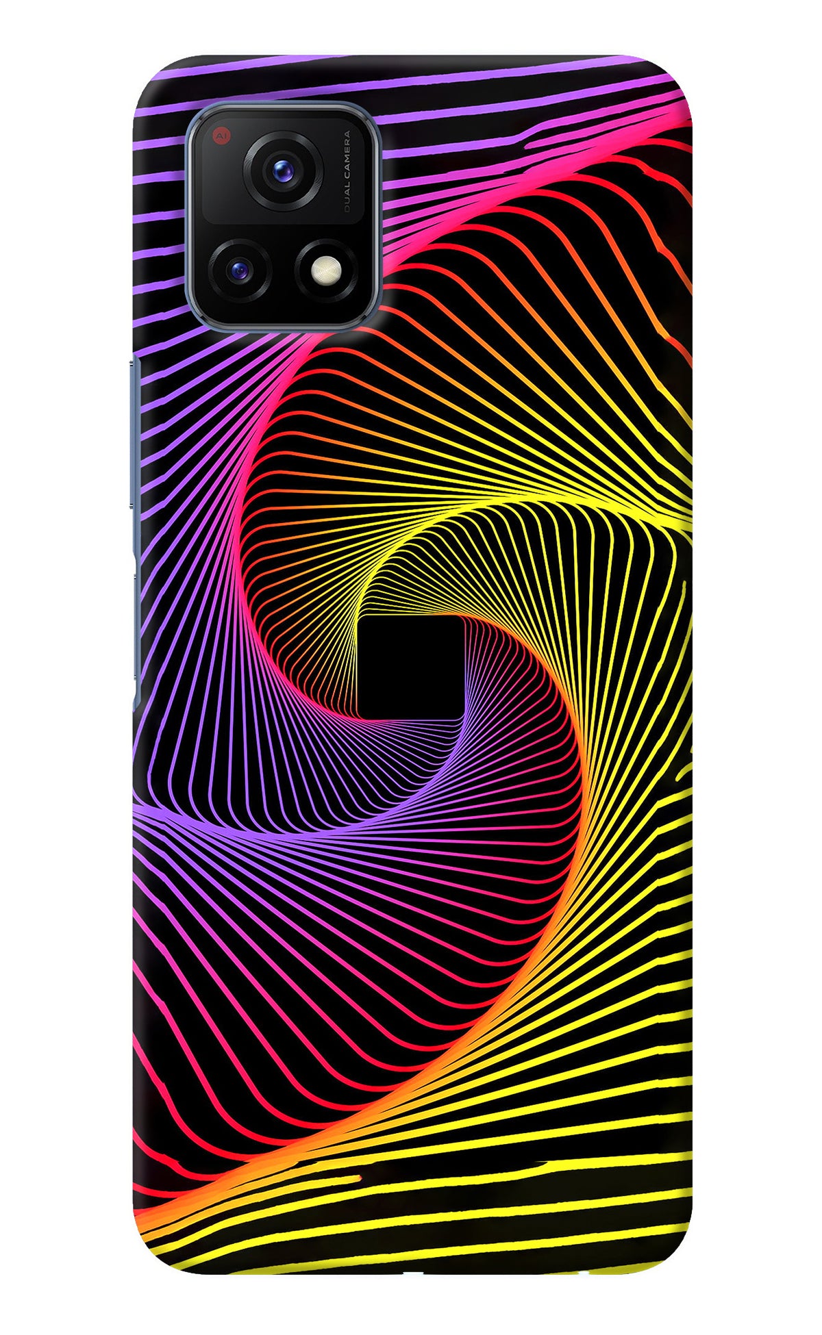 Colorful Strings Vivo Y72 5G Back Cover