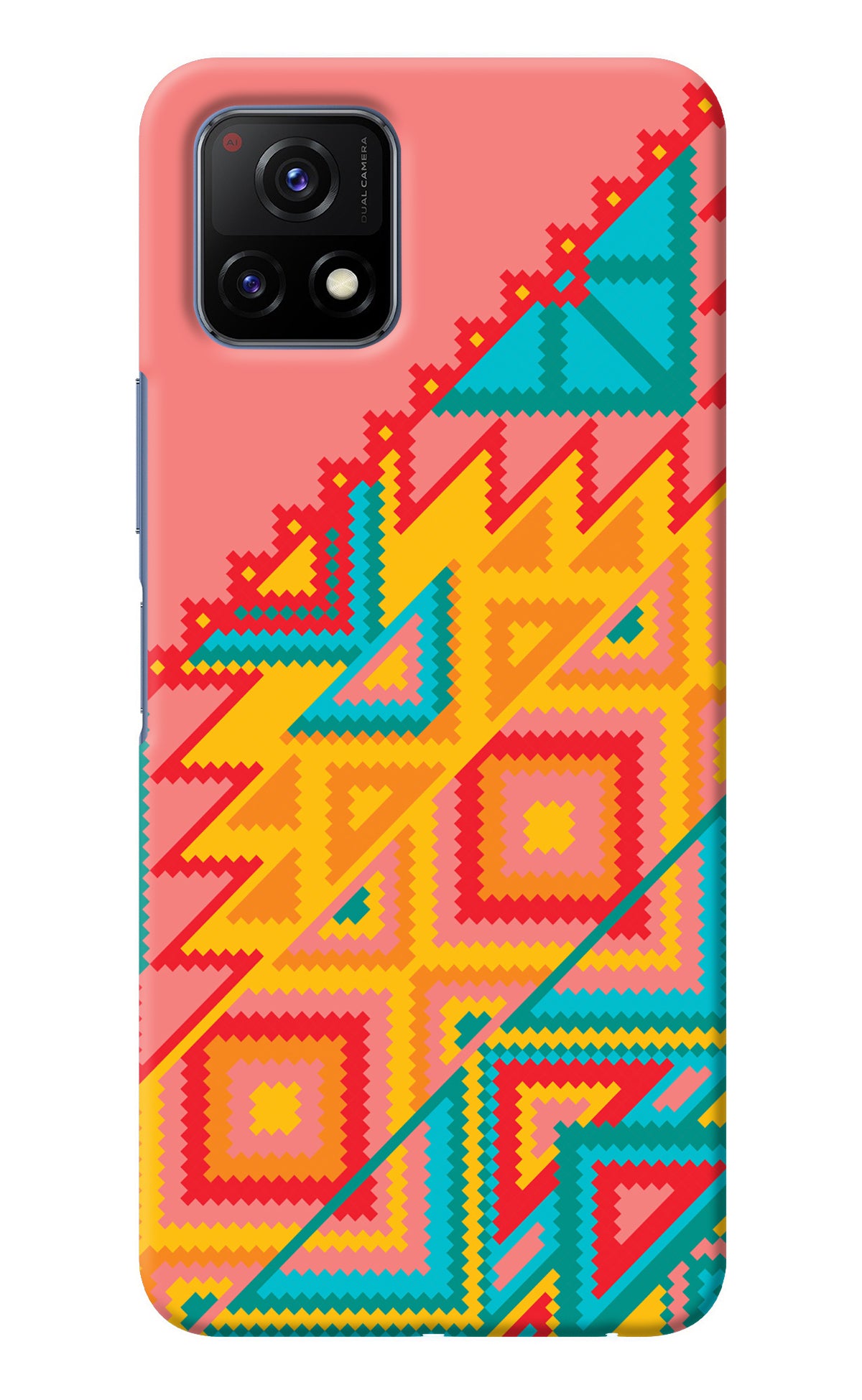 Aztec Tribal Vivo Y72 5G Back Cover