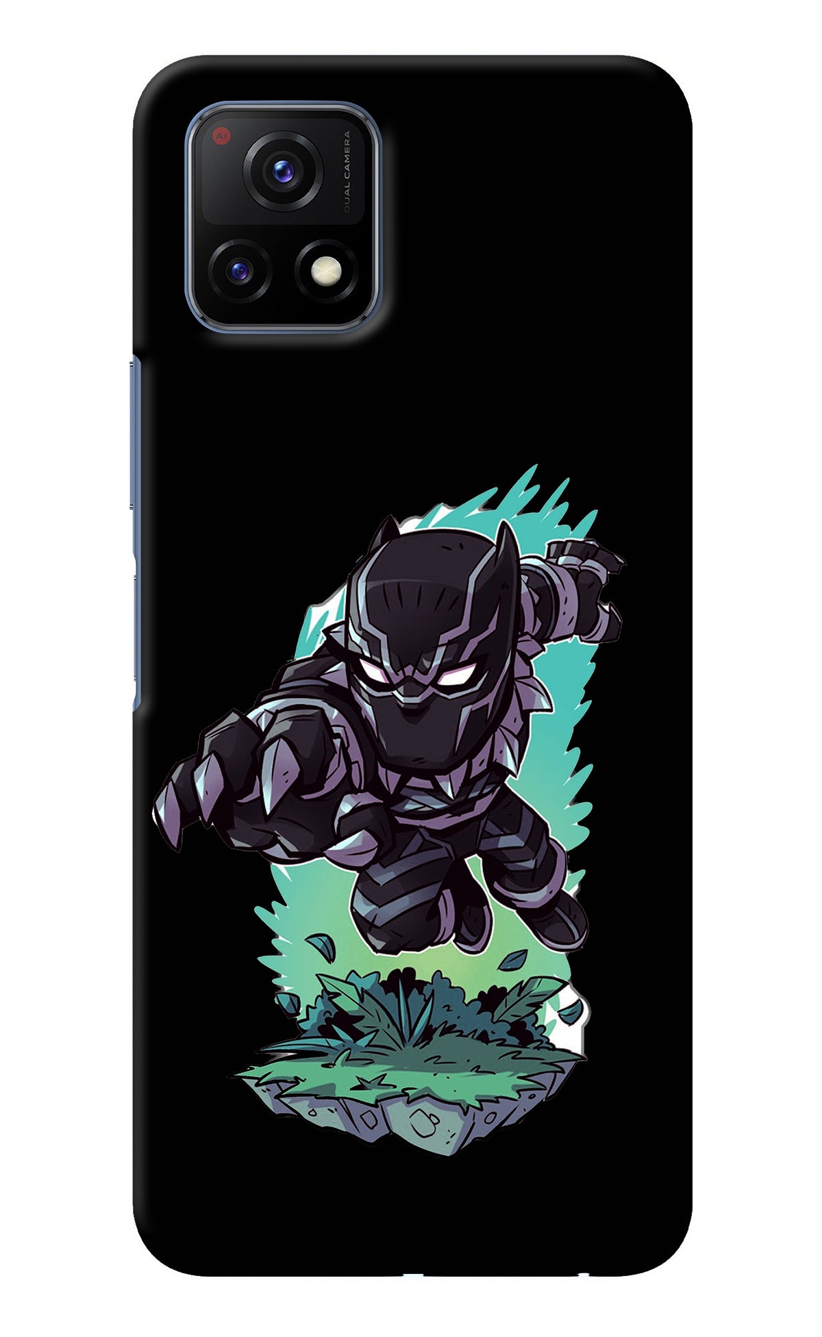 Black Panther Vivo Y72 5G Back Cover