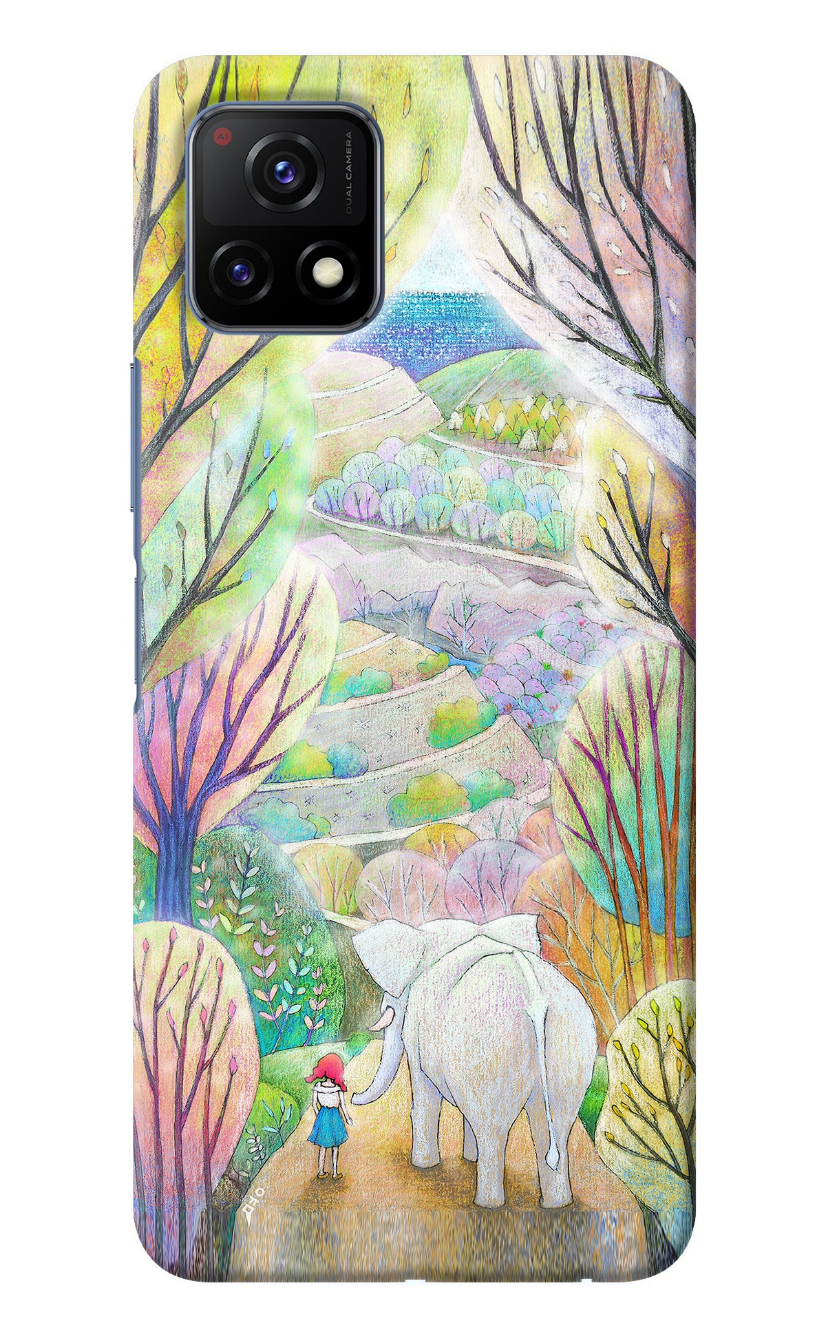 Nature Painting Vivo Y72 5G Back Cover