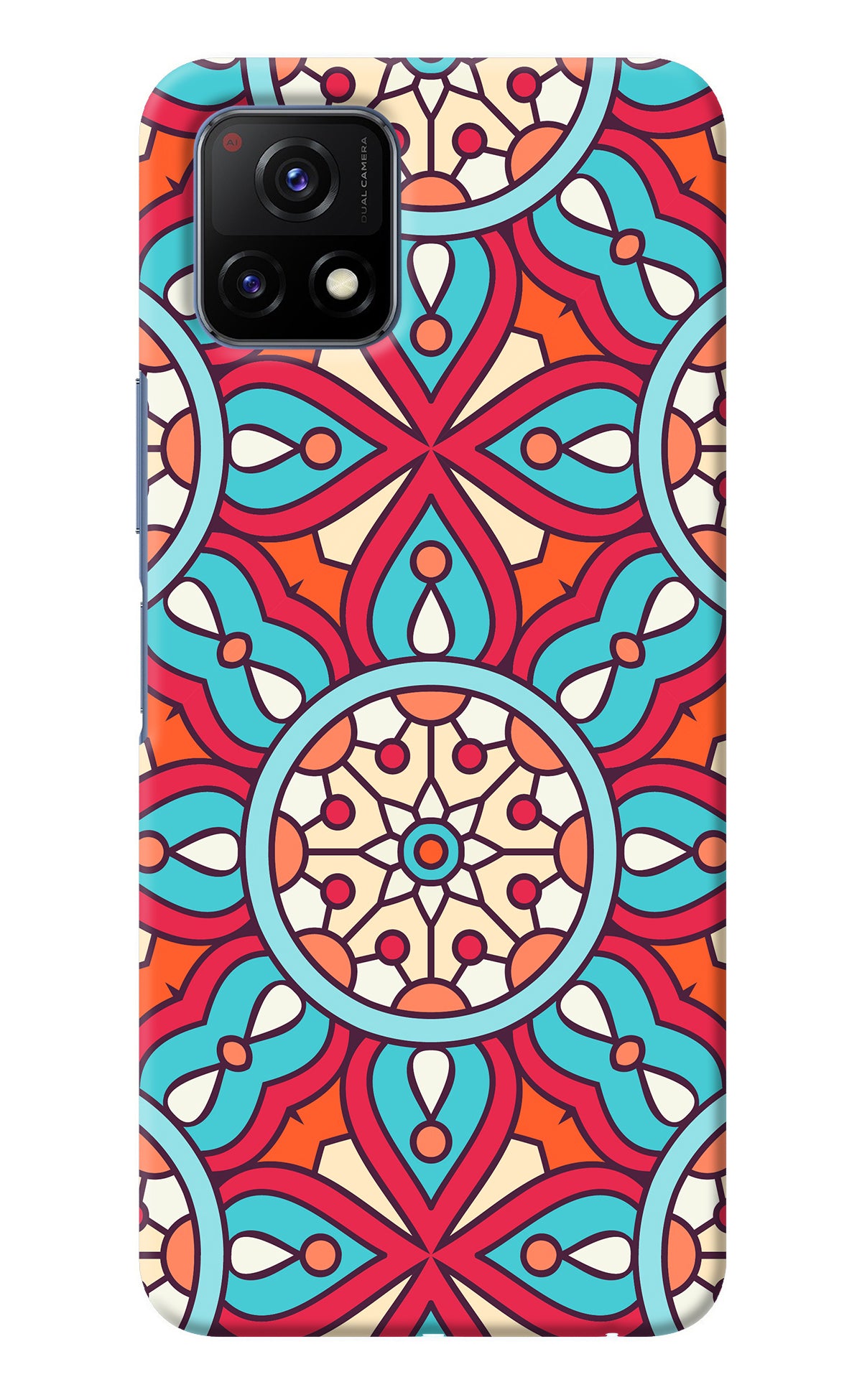 Mandala Geometric Vivo Y72 5G Back Cover