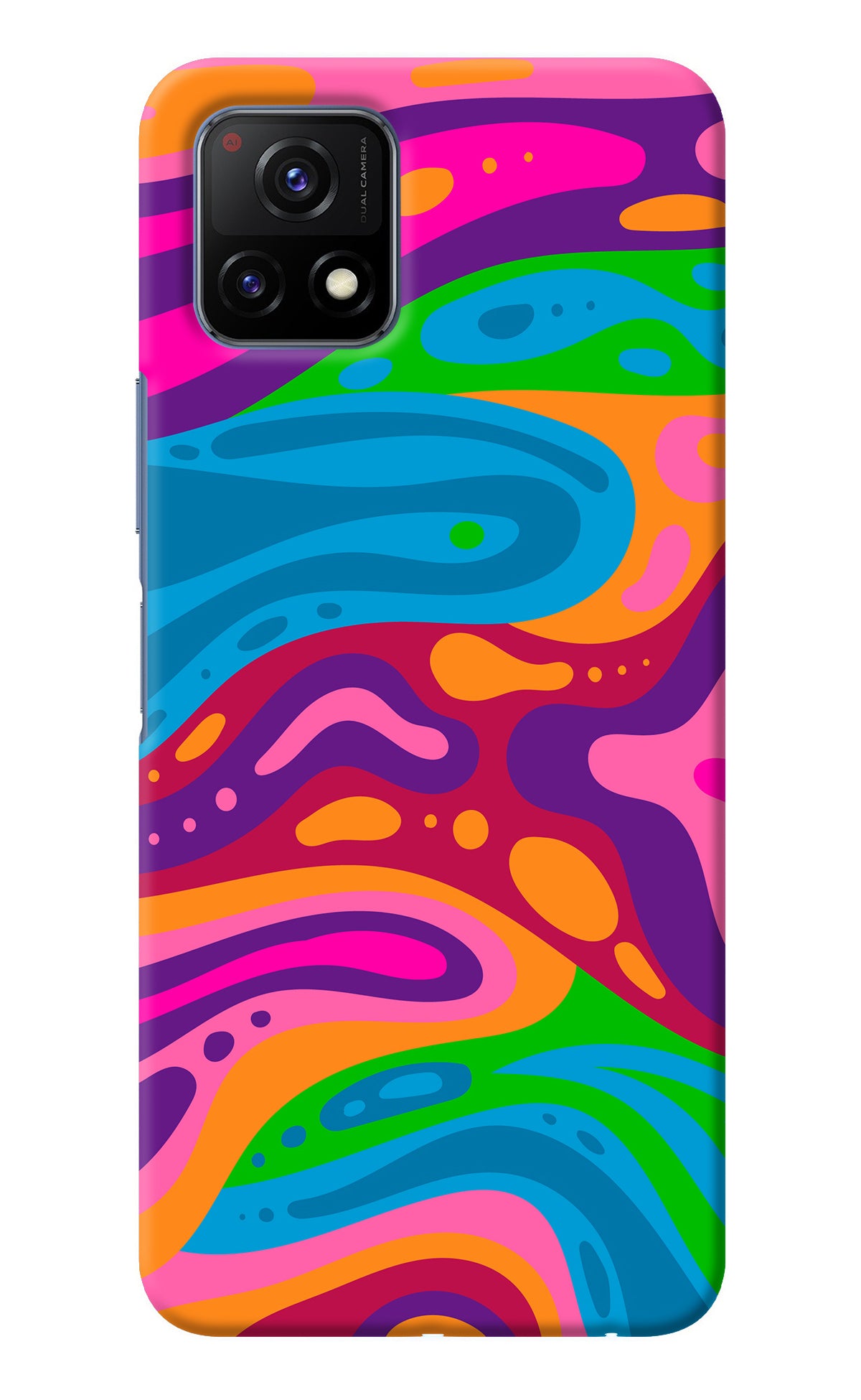 Trippy Pattern Vivo Y72 5G Back Cover