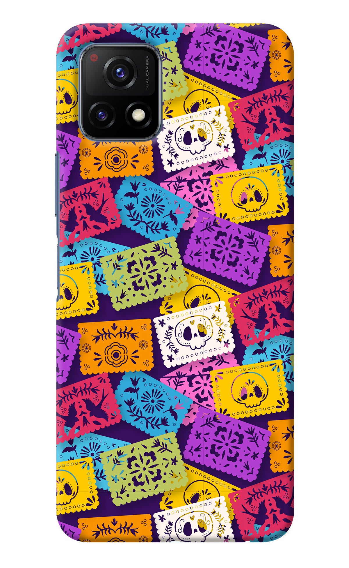 Mexican Pattern Vivo Y72 5G Back Cover