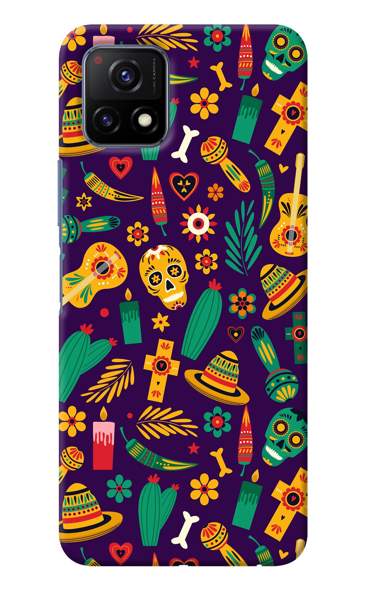 Mexican Artwork Vivo Y72 5G Back Cover