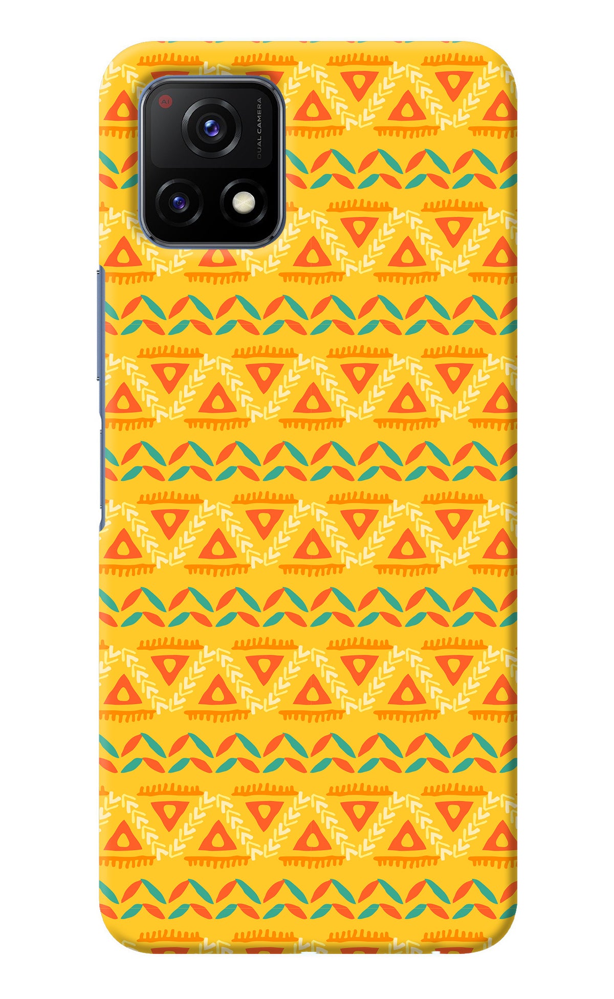 Tribal Pattern Vivo Y72 5G Back Cover