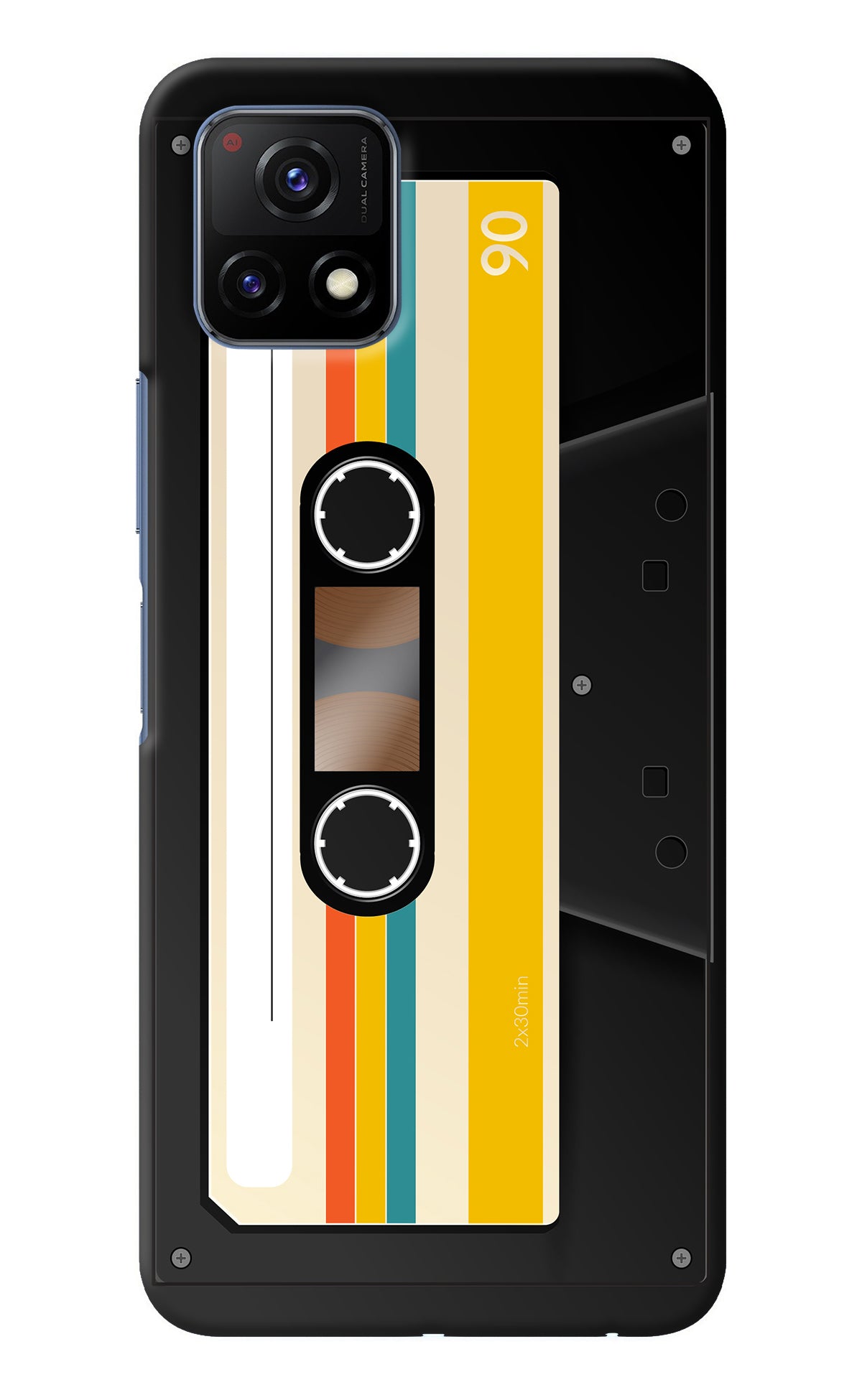 Tape Cassette Vivo Y72 5G Back Cover